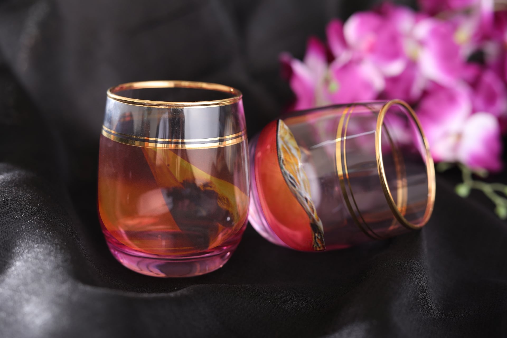 Viola Opulent Drinking Glass