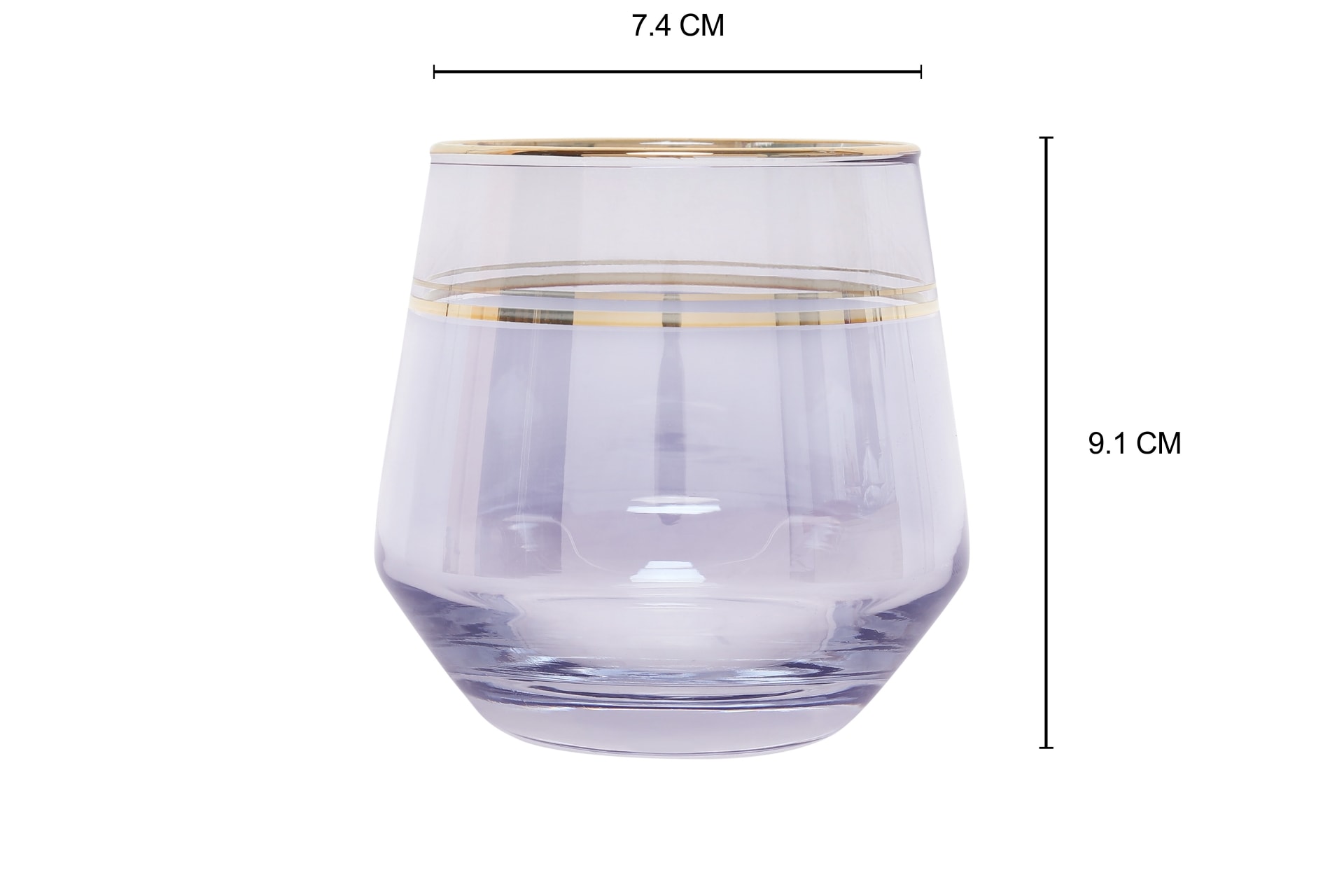 Viola Regal Drinking Glass