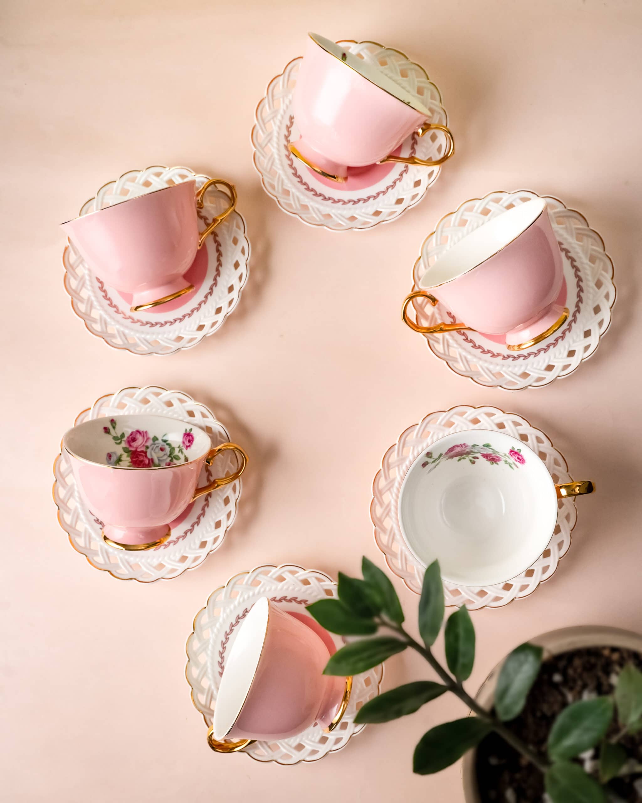 Tea cup and saucer gift box - 15 cl DUNE | Porcelaine Bernardaud